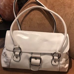 Giani Bernini White Leather Purse